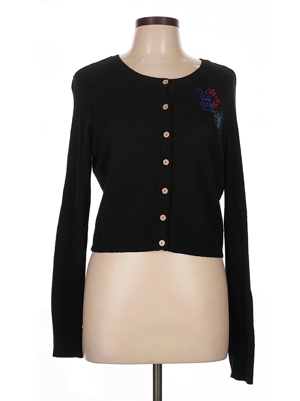 Disney Lilo & Stitch Tiki Flowers Crop Cardigan